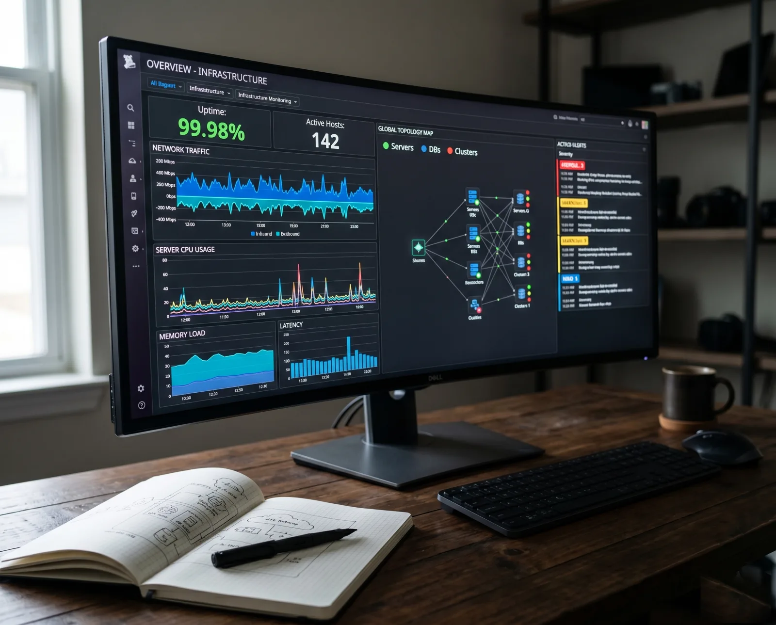 Painel de monitoramento da plataforma Wpay com indicadores de antecipação